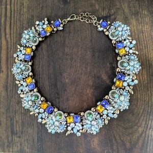 Chunky Austrian Crystal Statement Necklace/Choker